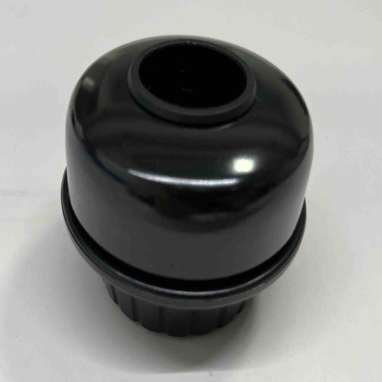 The ES600P car bell by Go2place-okai-parts, part number 2031300005, is a glossy black cylindrical object with a rounded top and ribbed bottom. It sits on a white background, featuring an opening at the top.