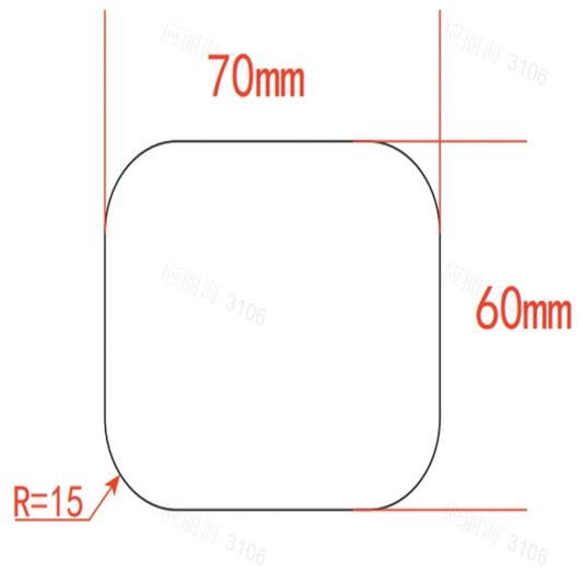 ES600P neck tube sticker
