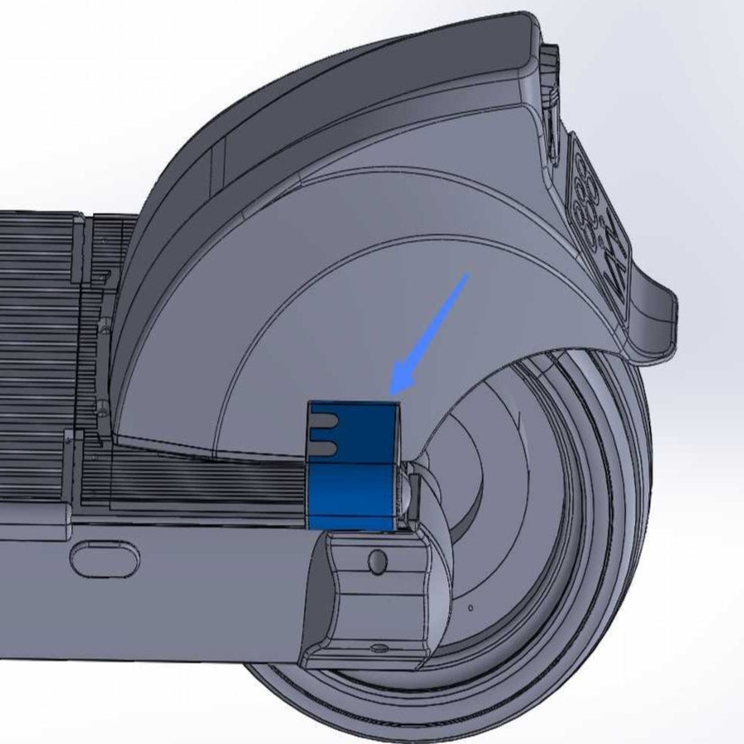 ES410 left tail light bracket