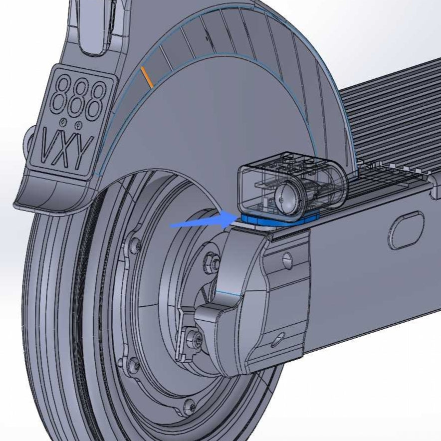 ES410 right turn signal fixture